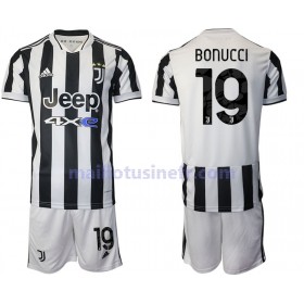 Maillot de Foot Juventus Leonardo Bonucci 19 Domicile 2021-22 - Enfant